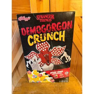 Kellogg's Stranger Things Cereal Demogorgon Crunch Cereal 2025 New Sealed Box (6
